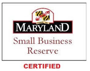 Maryland Small Business Reserve certification logo for HyLoSo International government contracting services