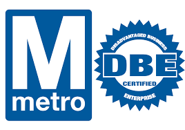 WMATA Metro Minority Business Enterprise certification logo for HyLoSo International smart facilities and technology services